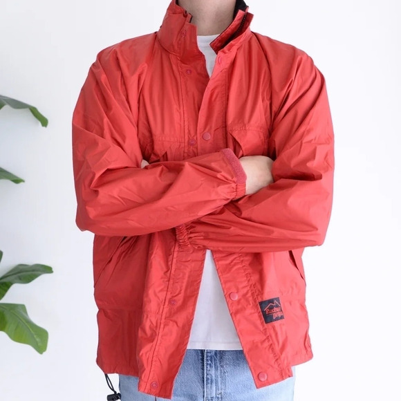 Rockwater Designs Vintage Windbreaker Red Long Sleeve  -Size Medium - Picture 3 of 15